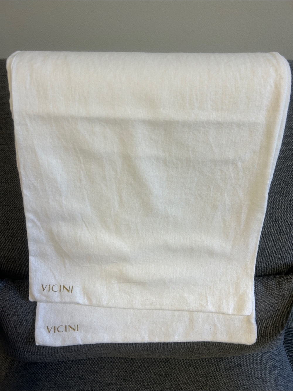 Pair of RARE - Vicini by Giuseppe Zanotti Italian Cotton Fabric Boot Dust Bags